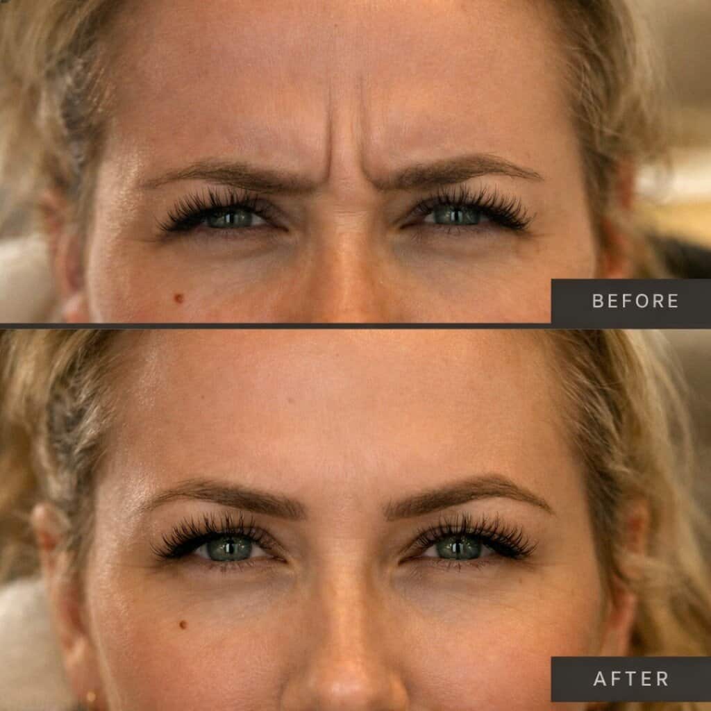 Before and after results at Elegance Sculpting Parksville